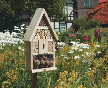 Una casita para los insectos útiles